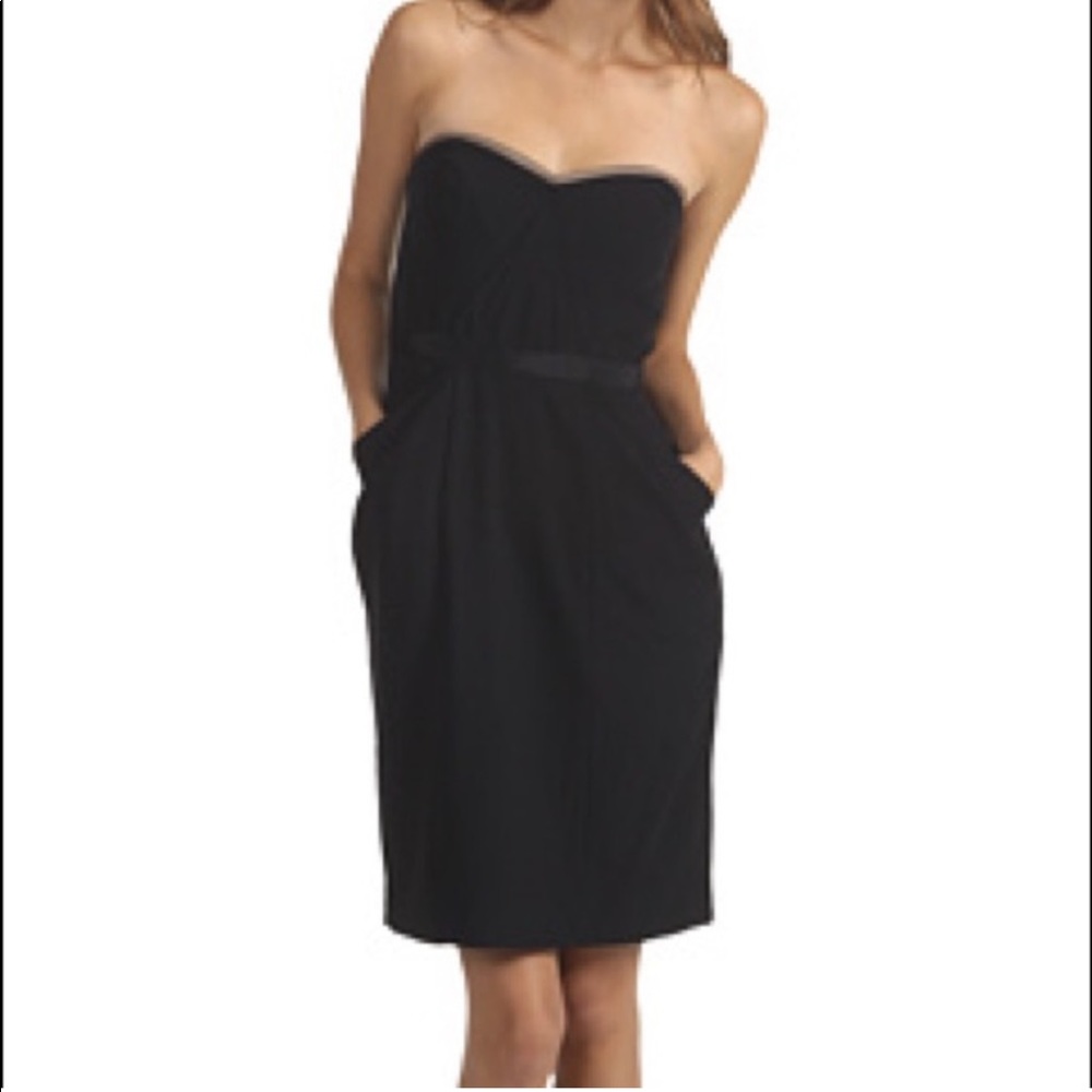 BCBG Max Azria Daphne Corset Strapless Dress 10